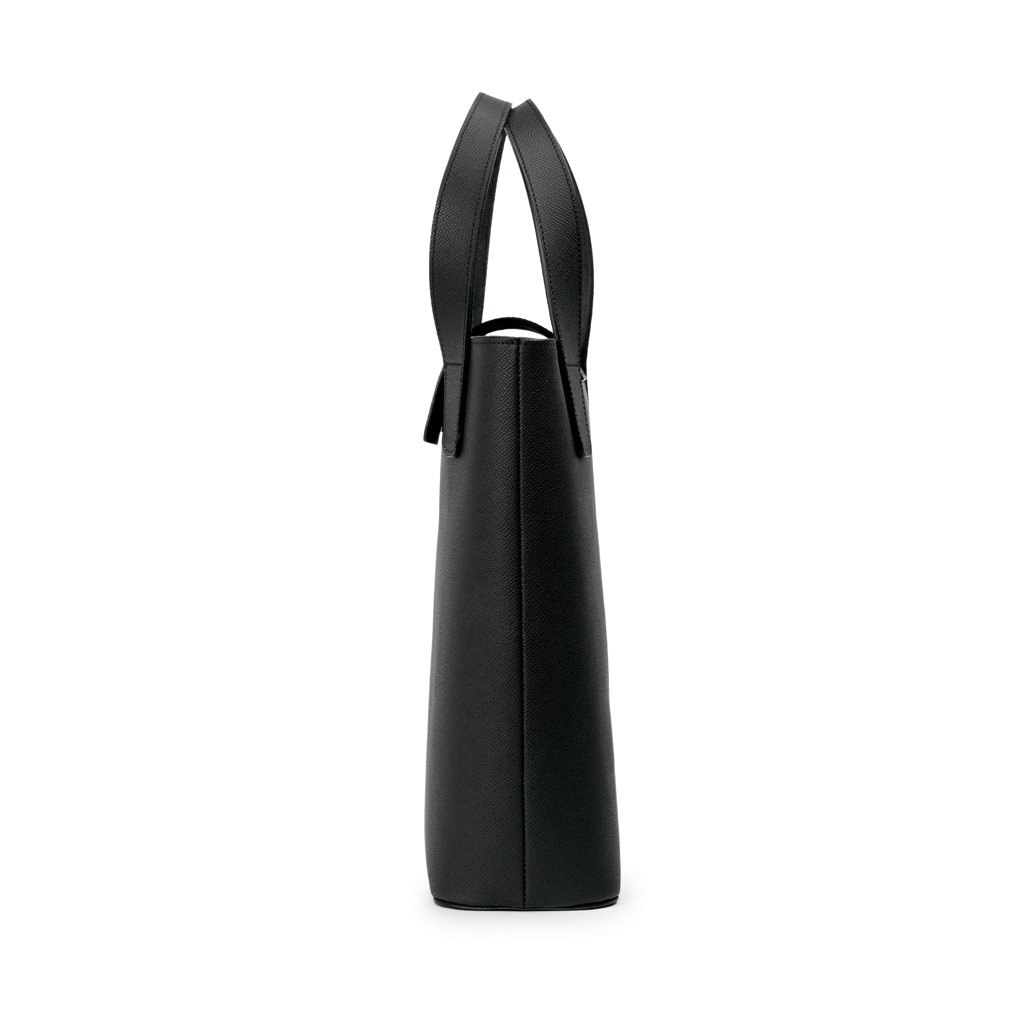 Wine Tote - Black Epsom
