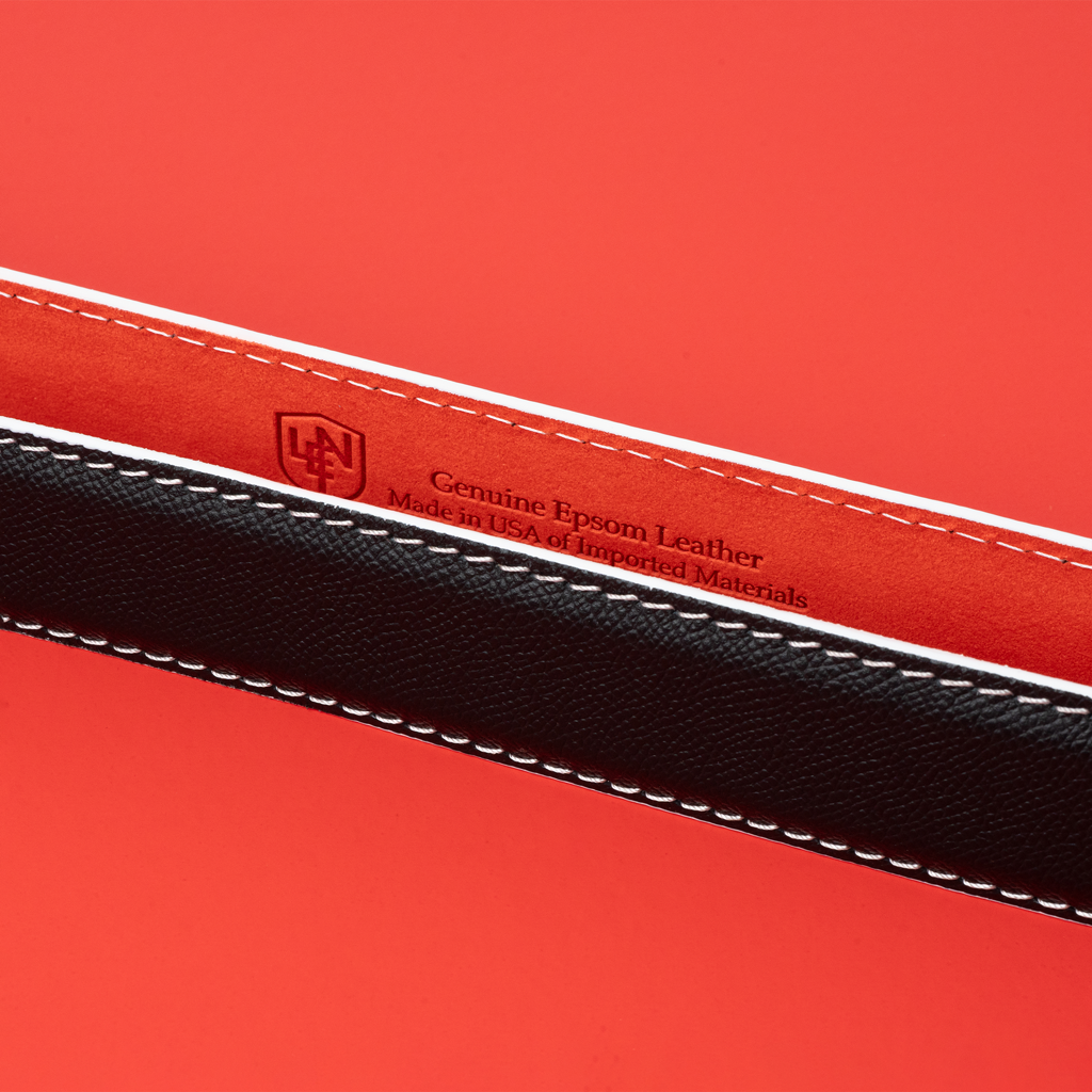 Epsom - Black with Passion Alcantara Lining