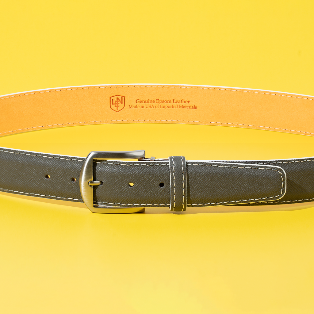 Epsom - Charcoal with Mango Alcantara Lining