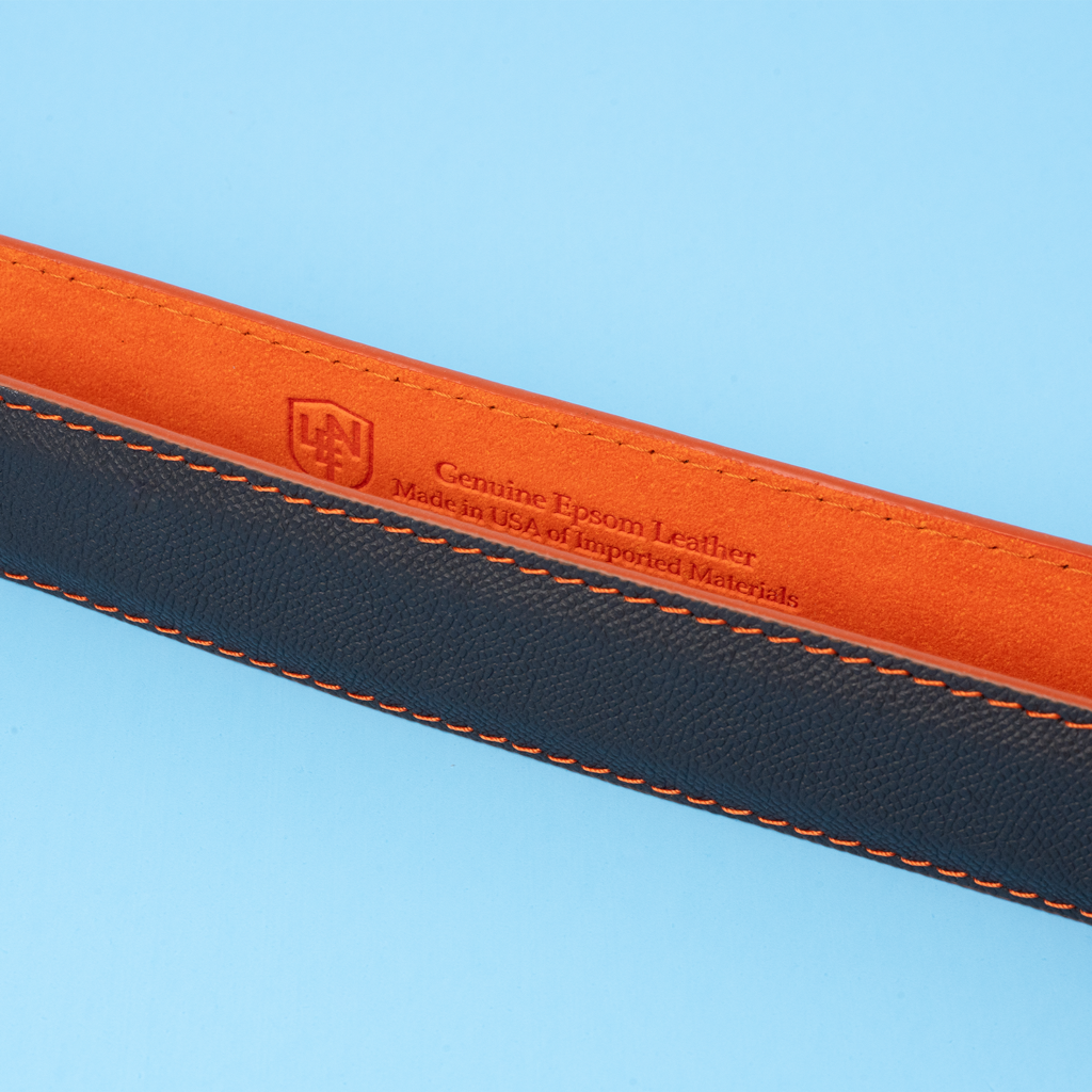 Epsom - Chocolate with Papaya Alcantara Lining