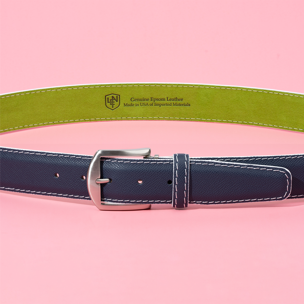 Epsom - Navy with Kiwi Alcantara Lining