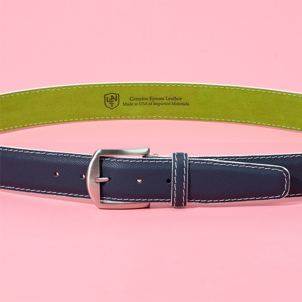 Epsom - Navy with Kiwi Alcantara Lining