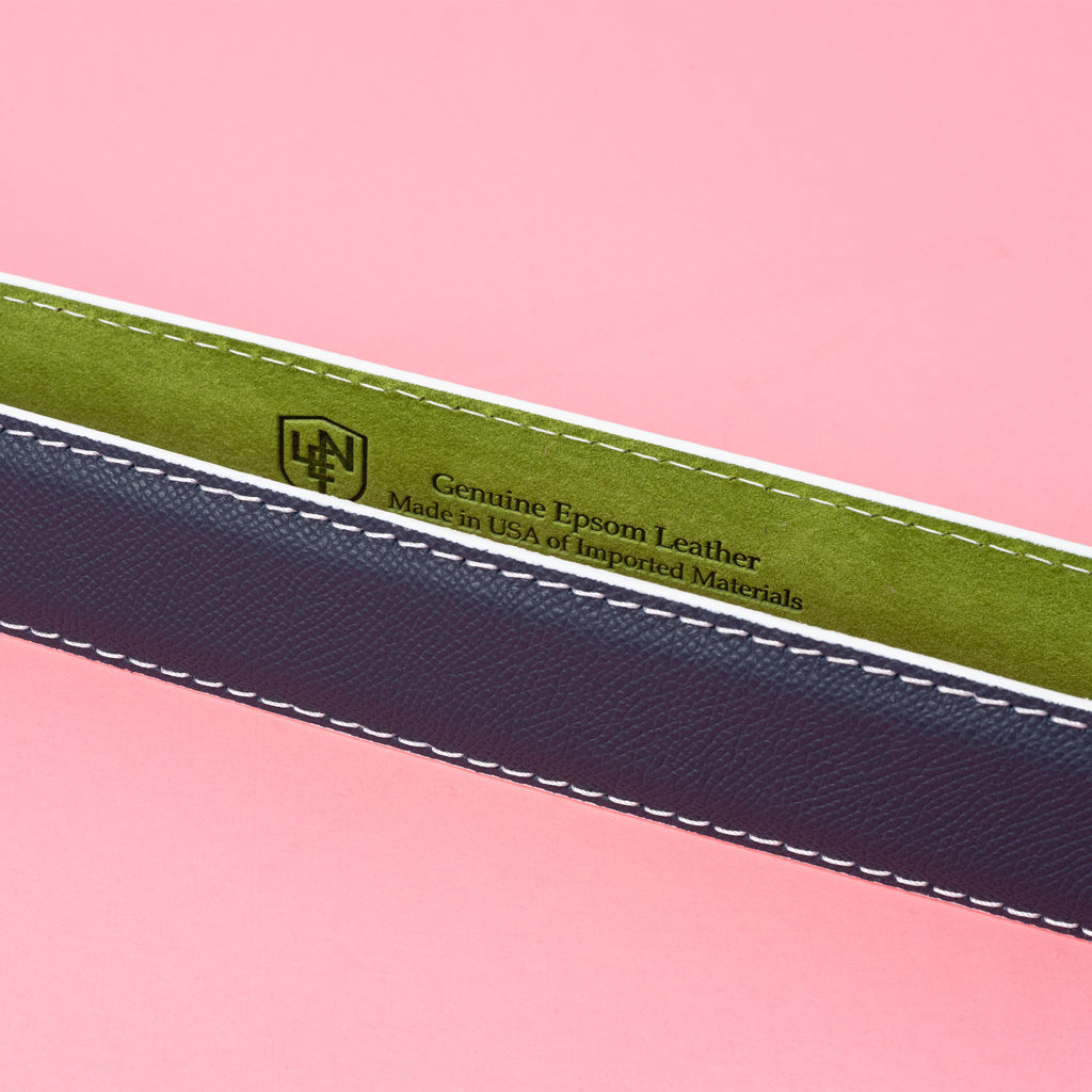 Epsom - Navy with Kiwi Alcantara Lining