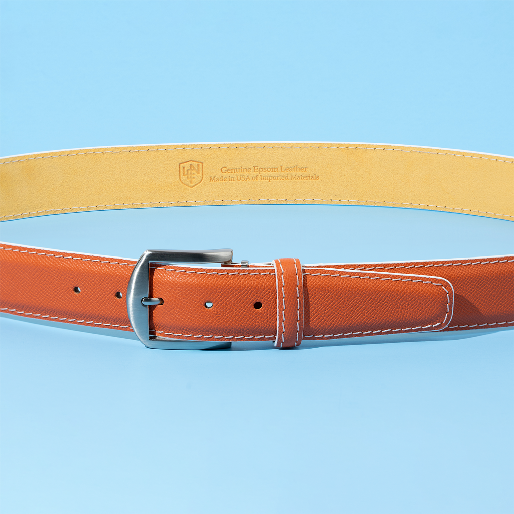 Epsom - Orange with Yuzu Alcantara Lining