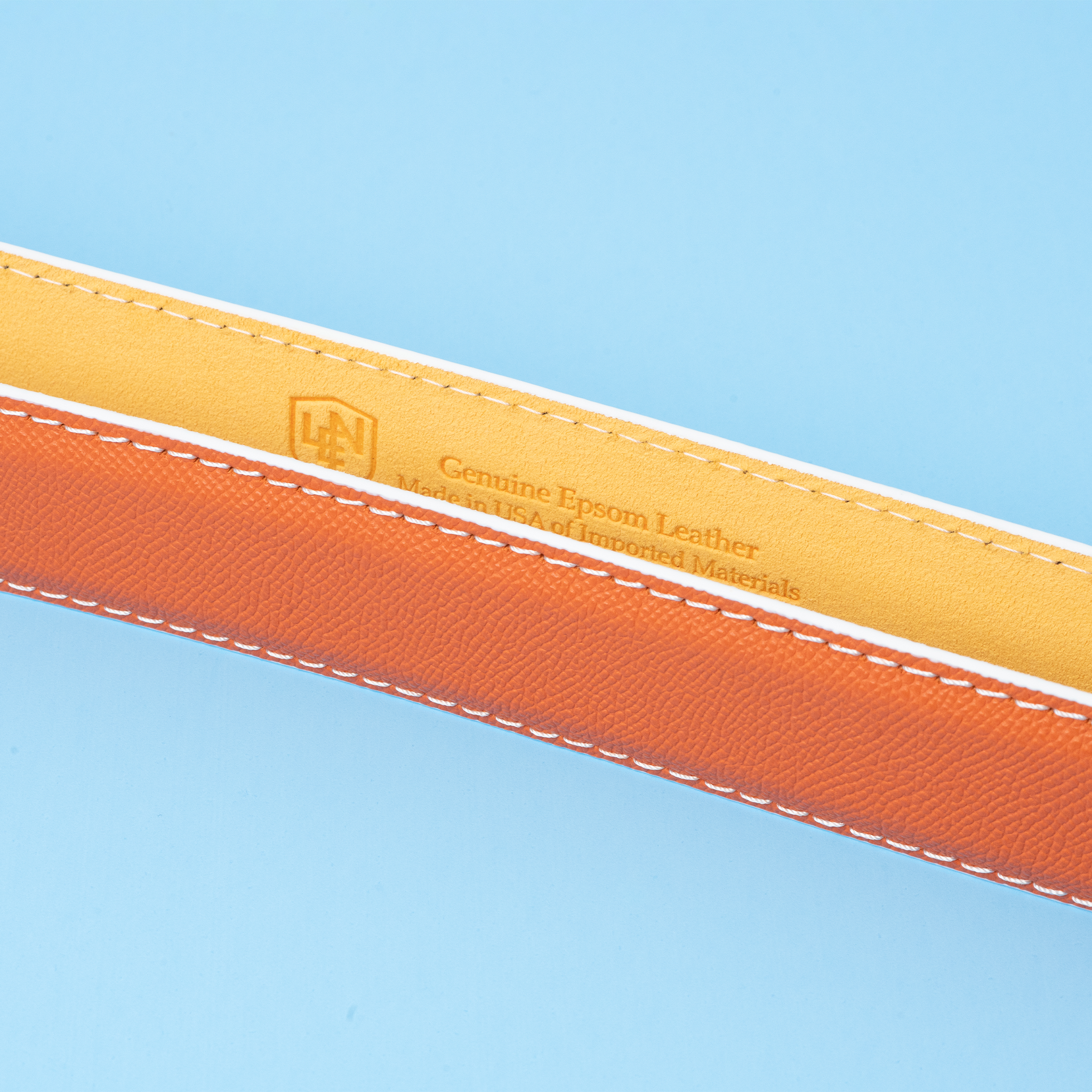 Epsom - Orange with Yuzu Alcantara Lining