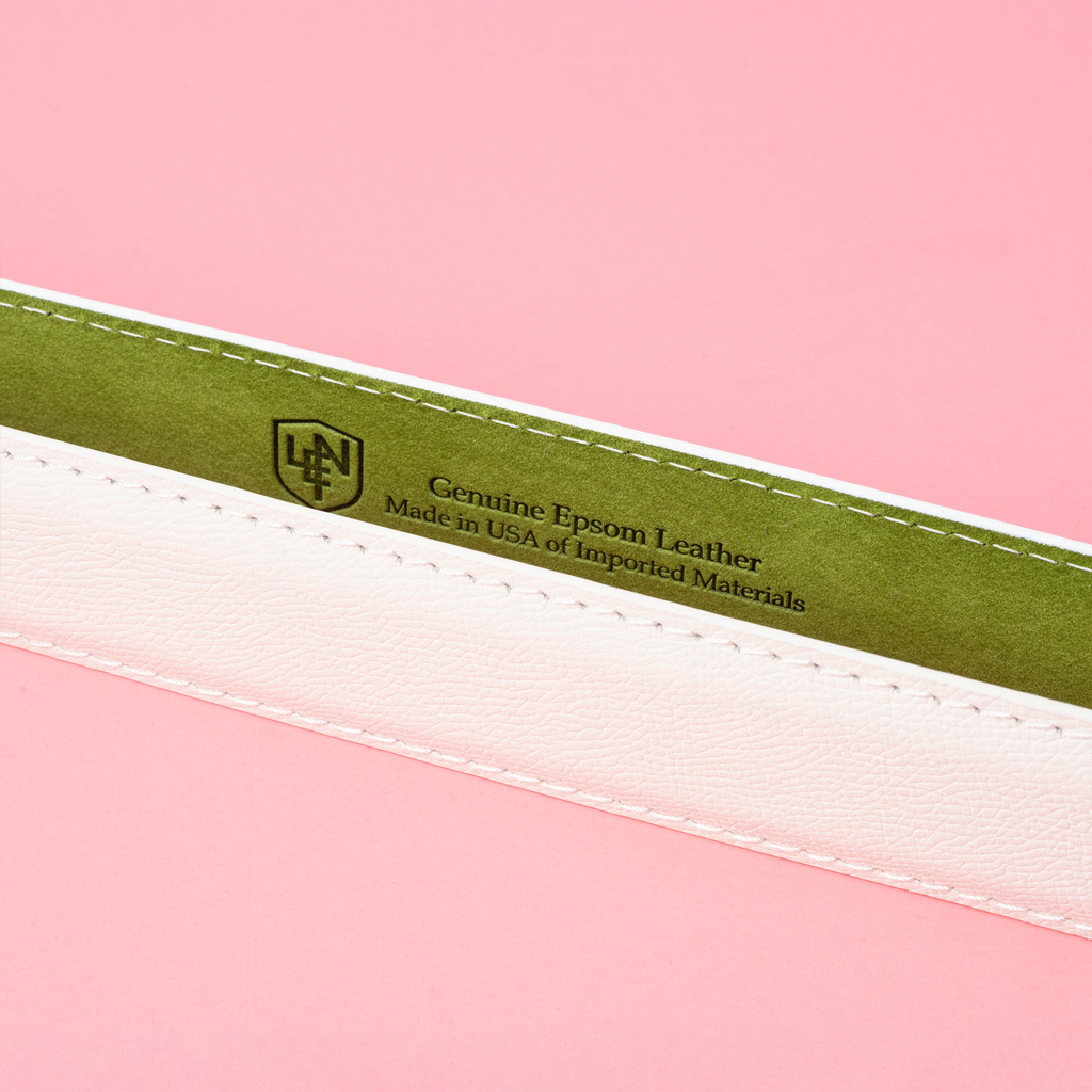 Epsom - White with Kiwi Alcantara Lining