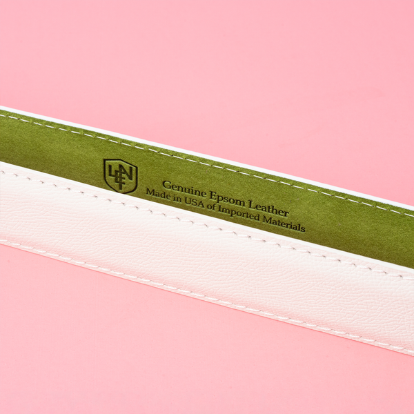 Epsom - White with Kiwi Alcantara Lining