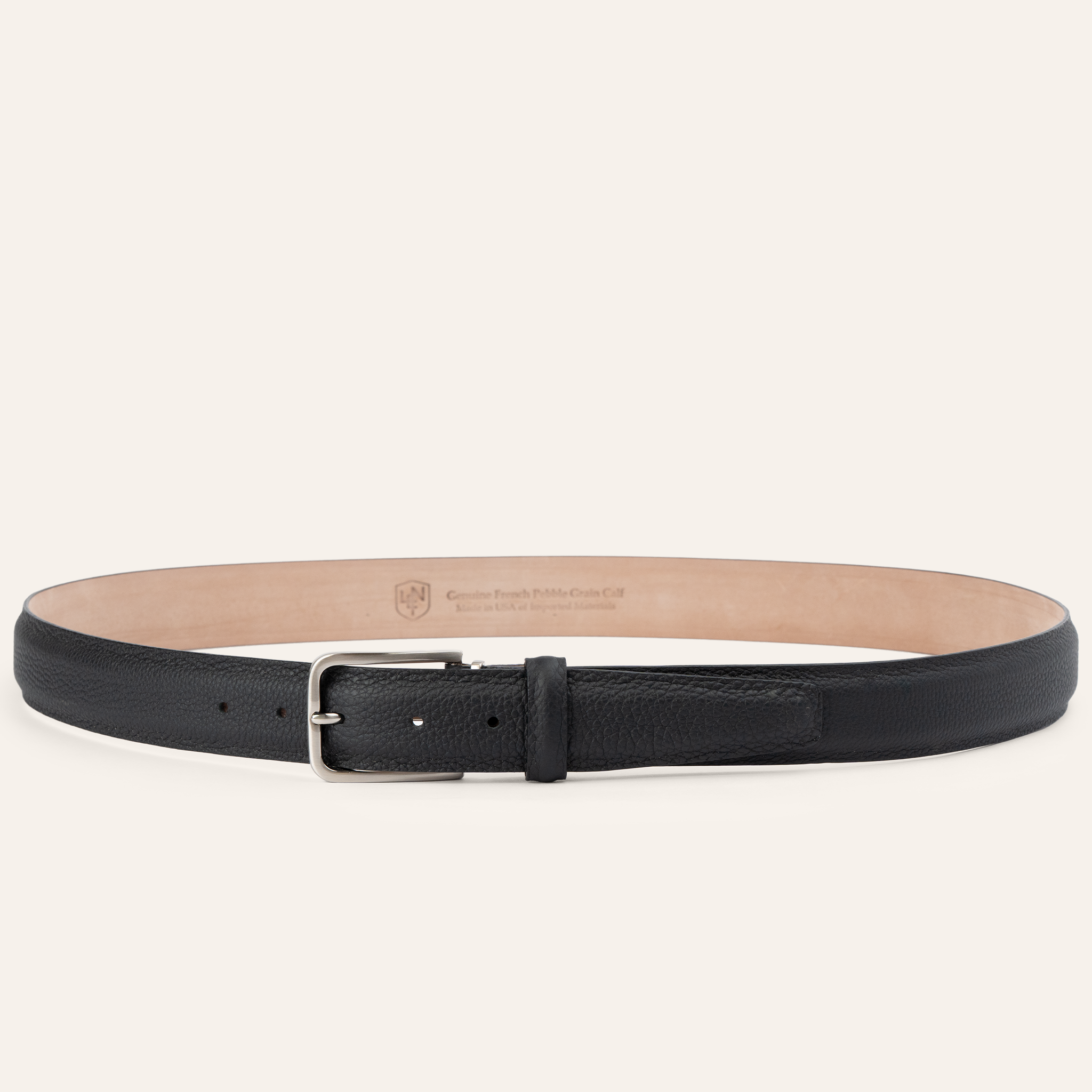 French Pebble Grain - Black