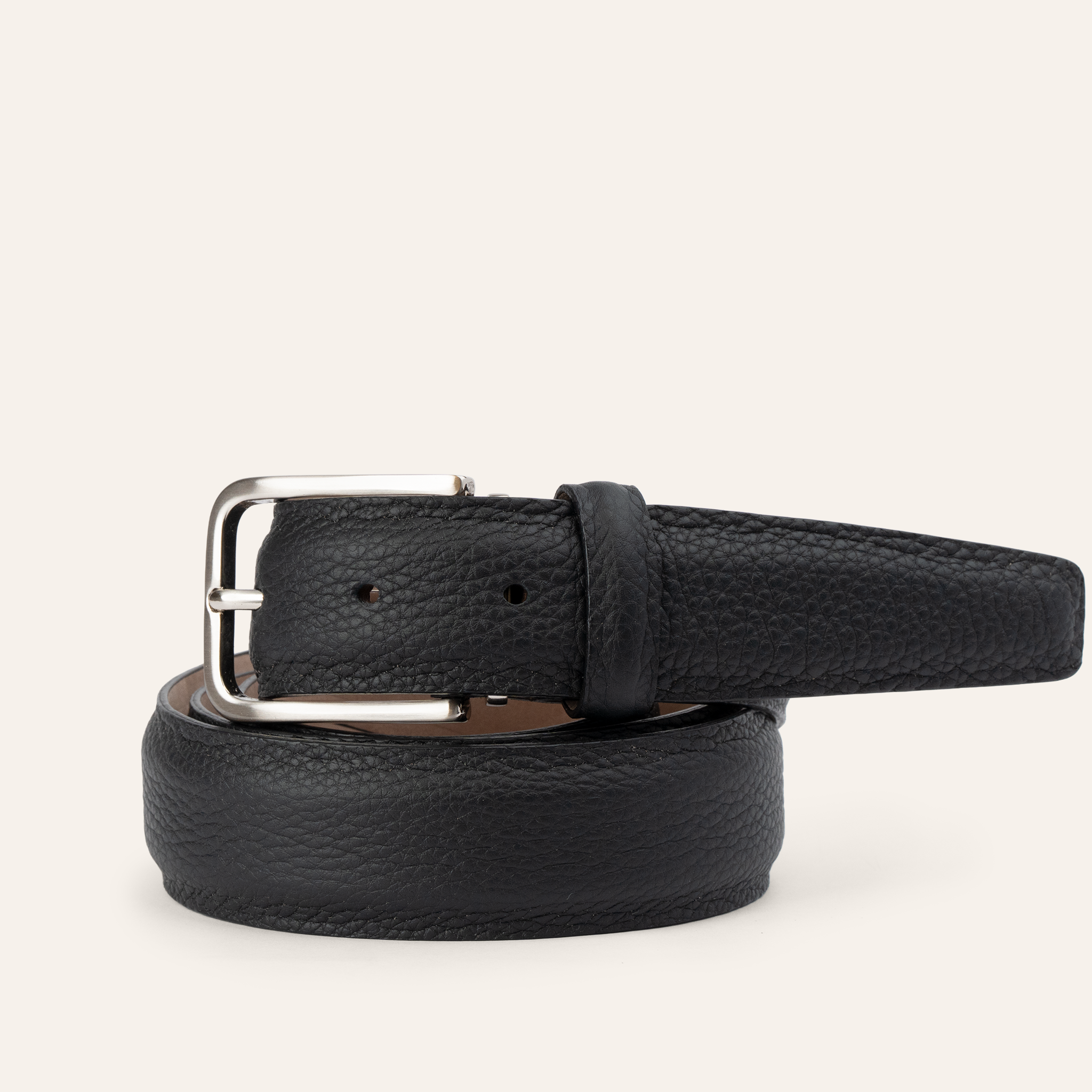 French Pebble Grain - Black
