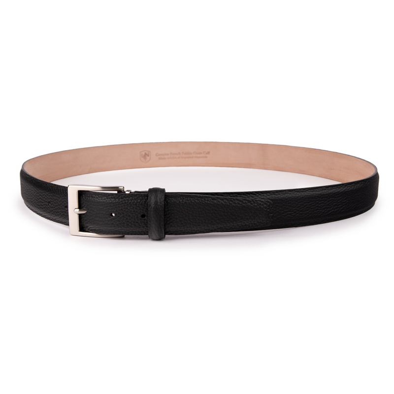 French Pebble Grain - Black