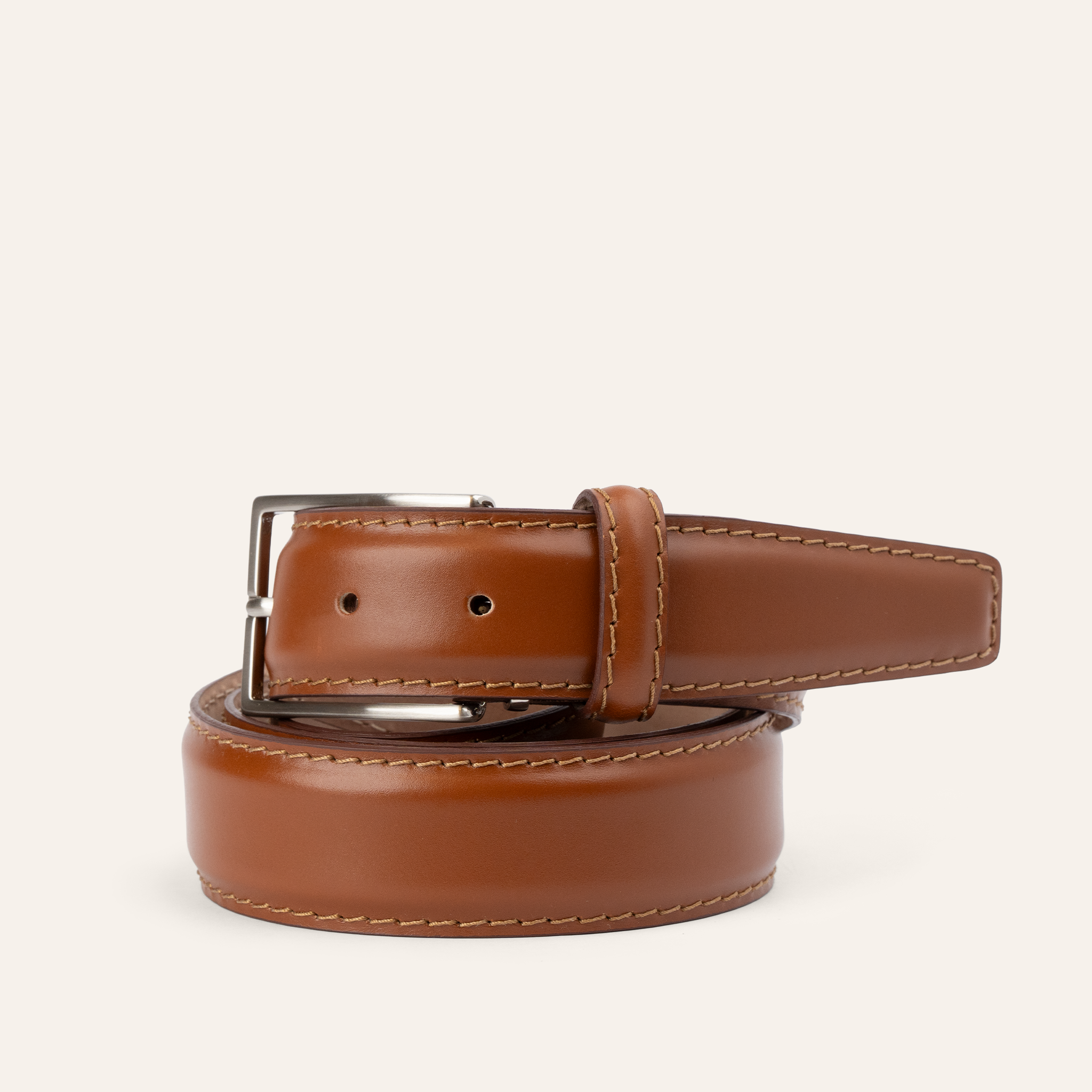 Italian Calf - Cognac w/ Cognac Stitching