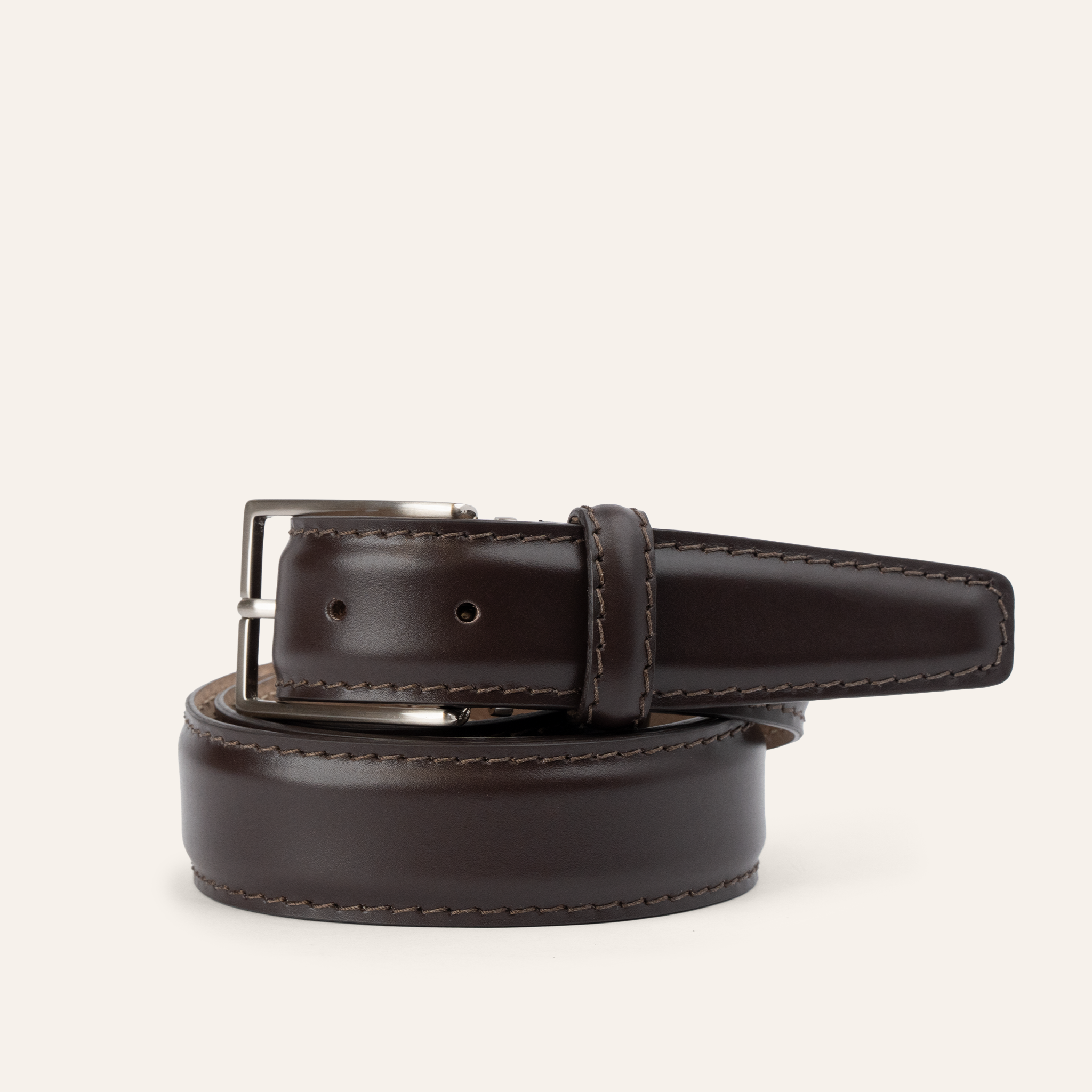 Italian Calf - Chocolate w/ Chocolate Stitching