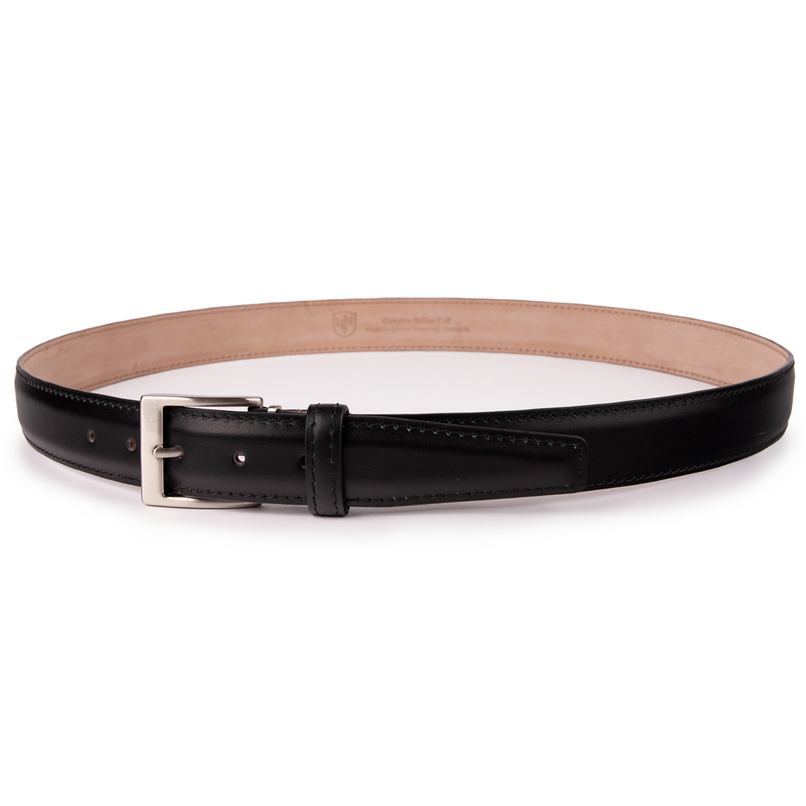 Italian Calf - Black w/ Black Stitching