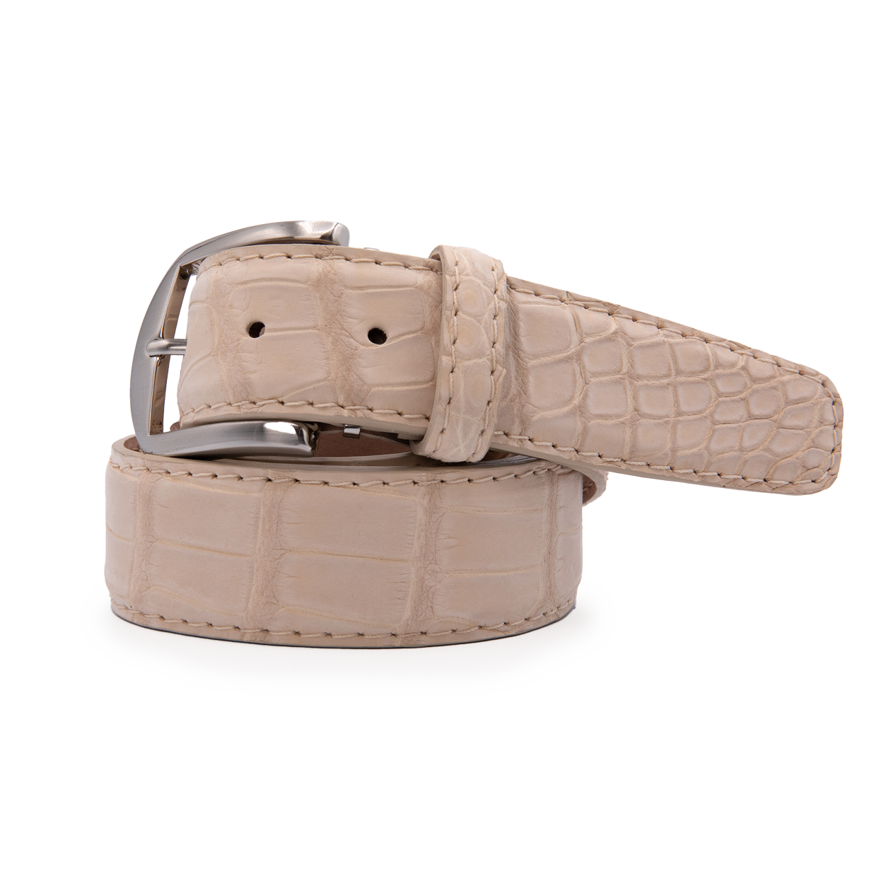 Buffed American Alligator - Limited Edition Beige