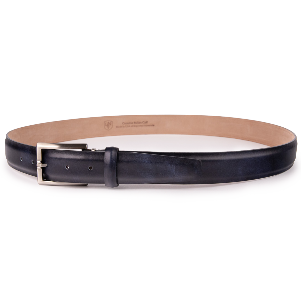 Italian Marbled Calf 35mm - Navy