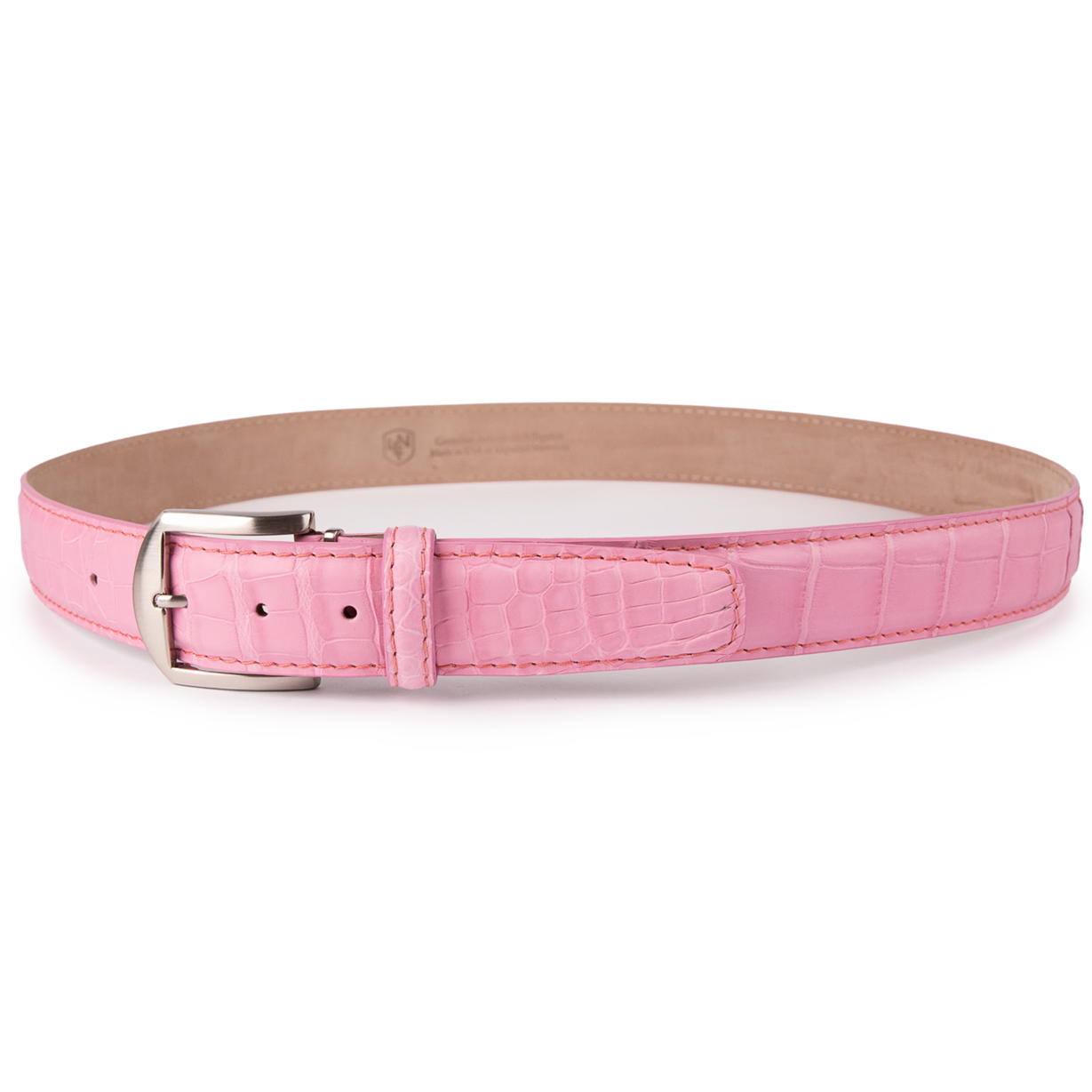 American Matte Alligator - Pink