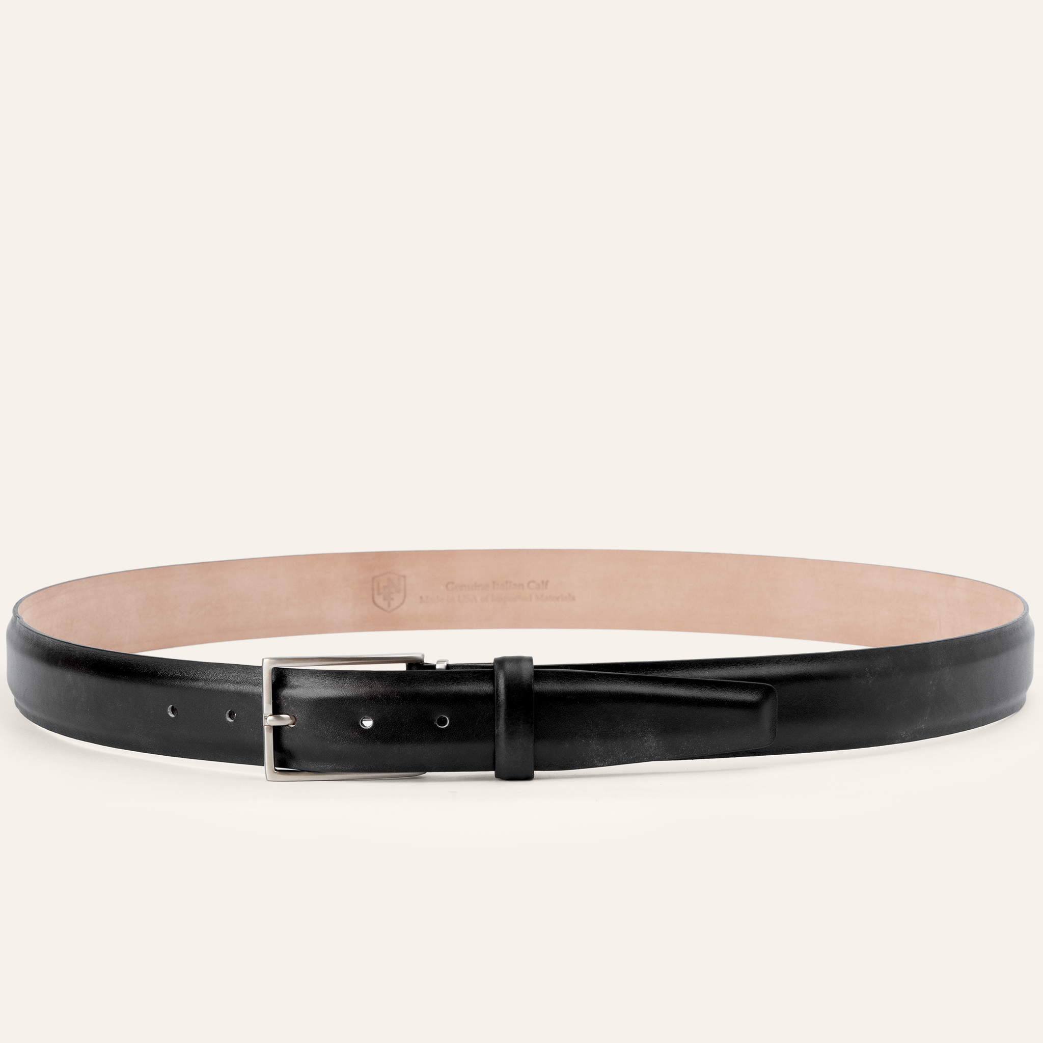 Italian Marbled Calf 35mm - Black