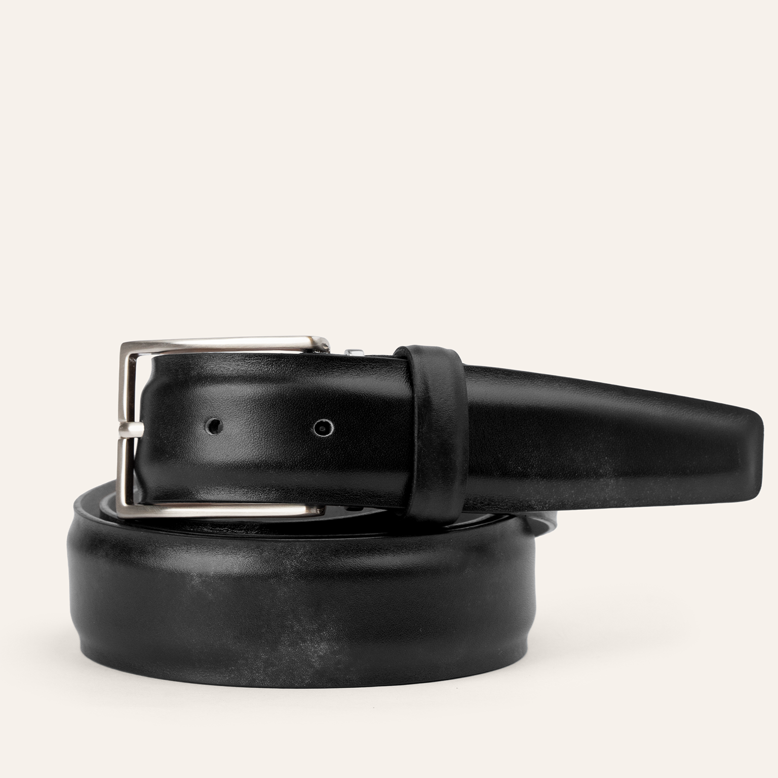Italian Marbled Calf 35mm - Black