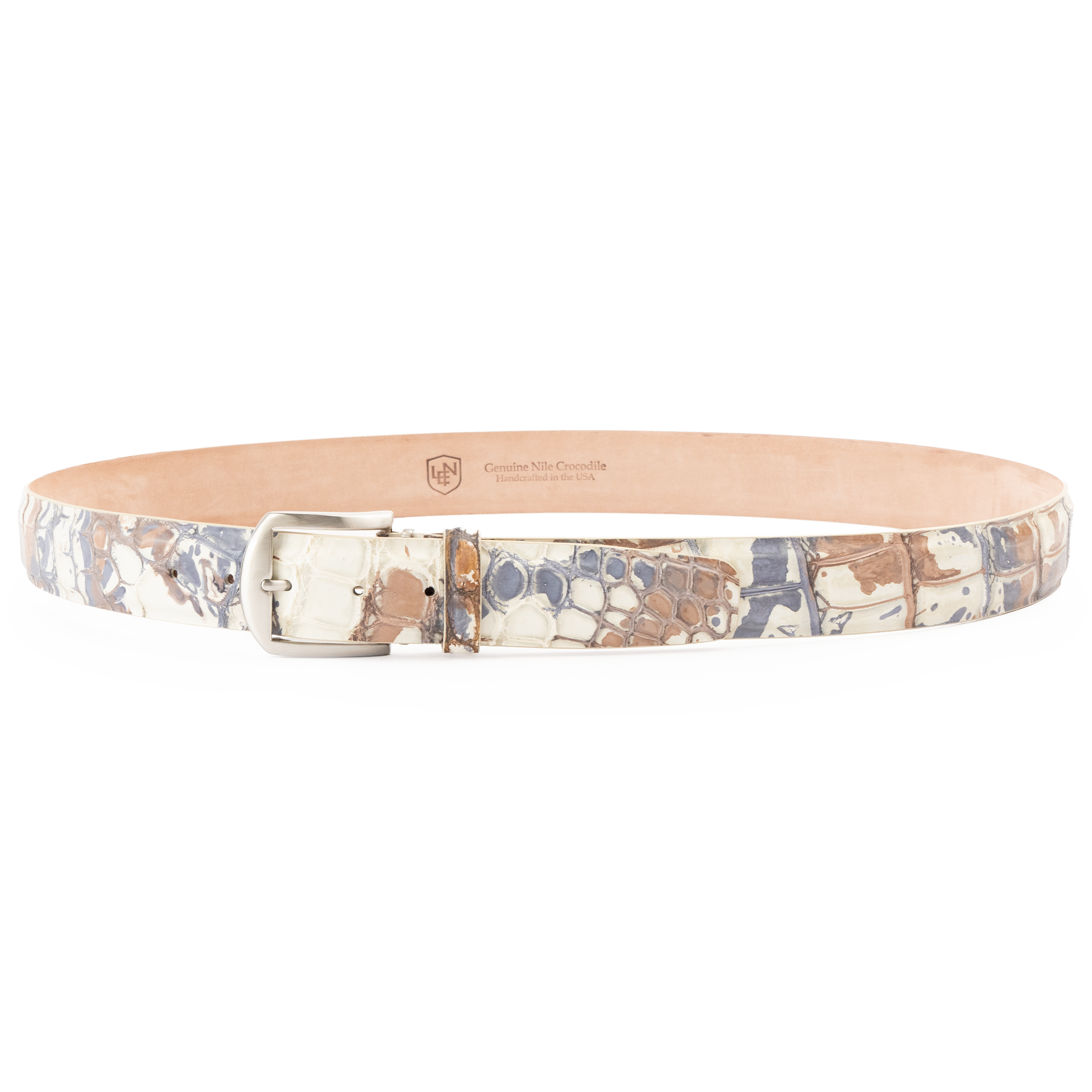 Tie-Dye Nile Crocodile - Caramel