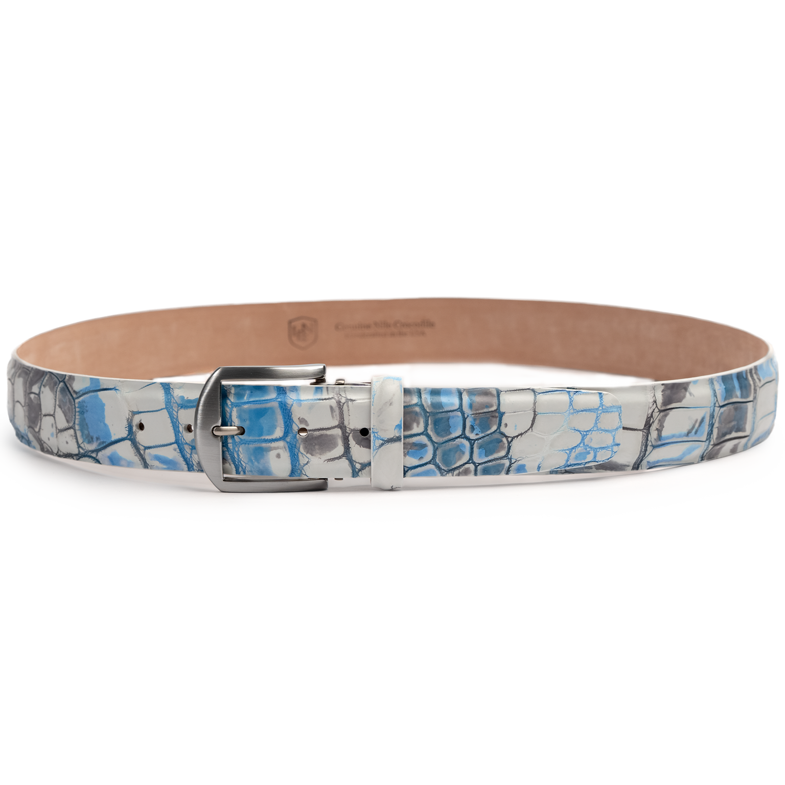 Tie-Dye Nile Crocodile - Light Blue