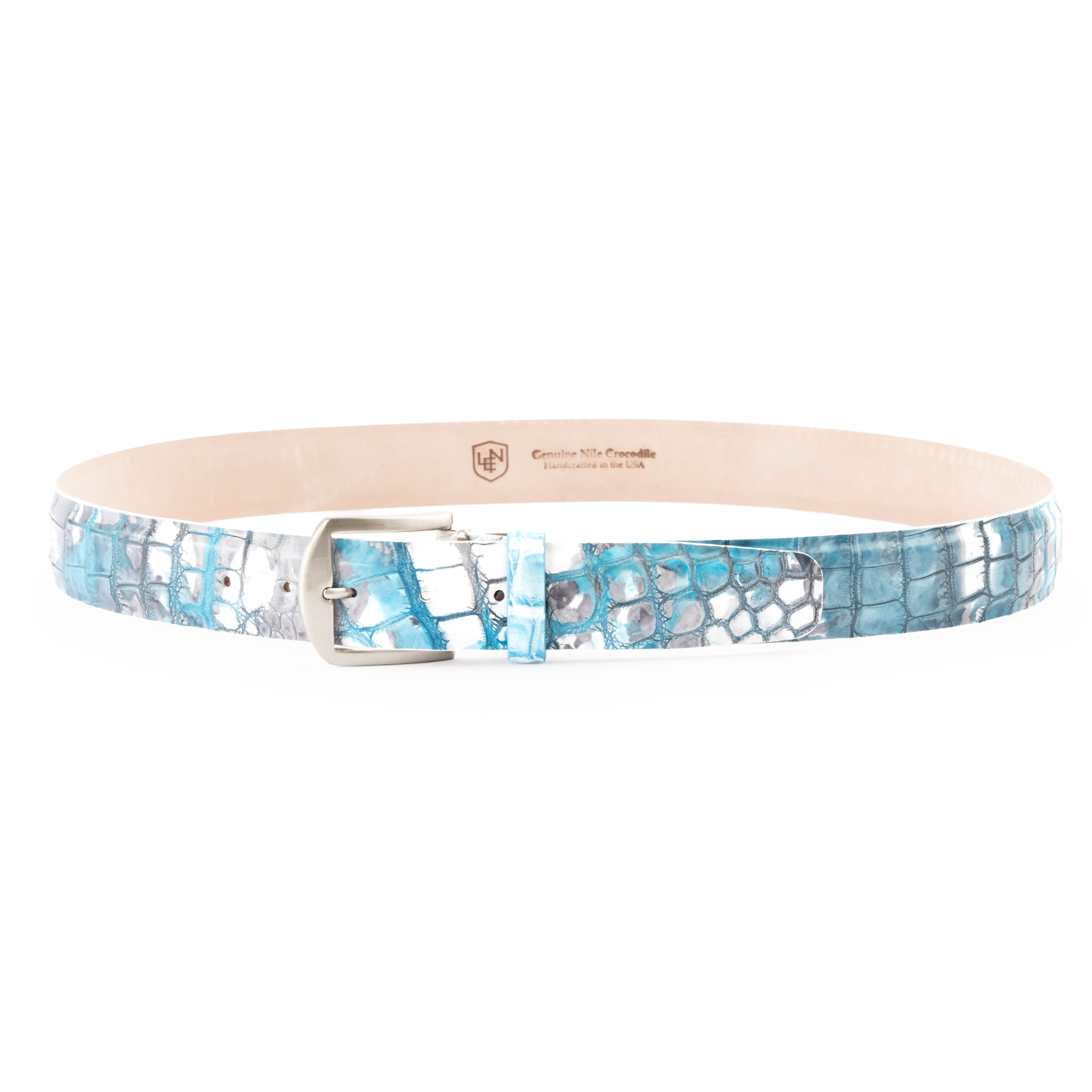 Tie-Dye Nile Crocodile - Light Blue