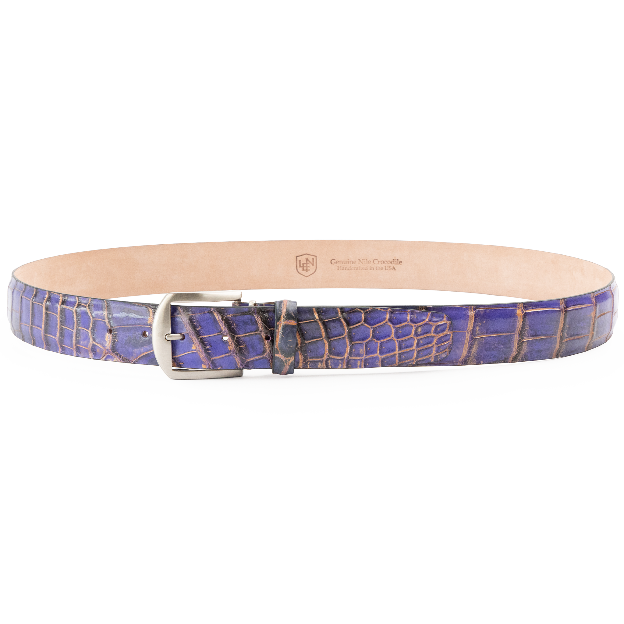 Iridescent Nile Crocodile - Midnight Purple