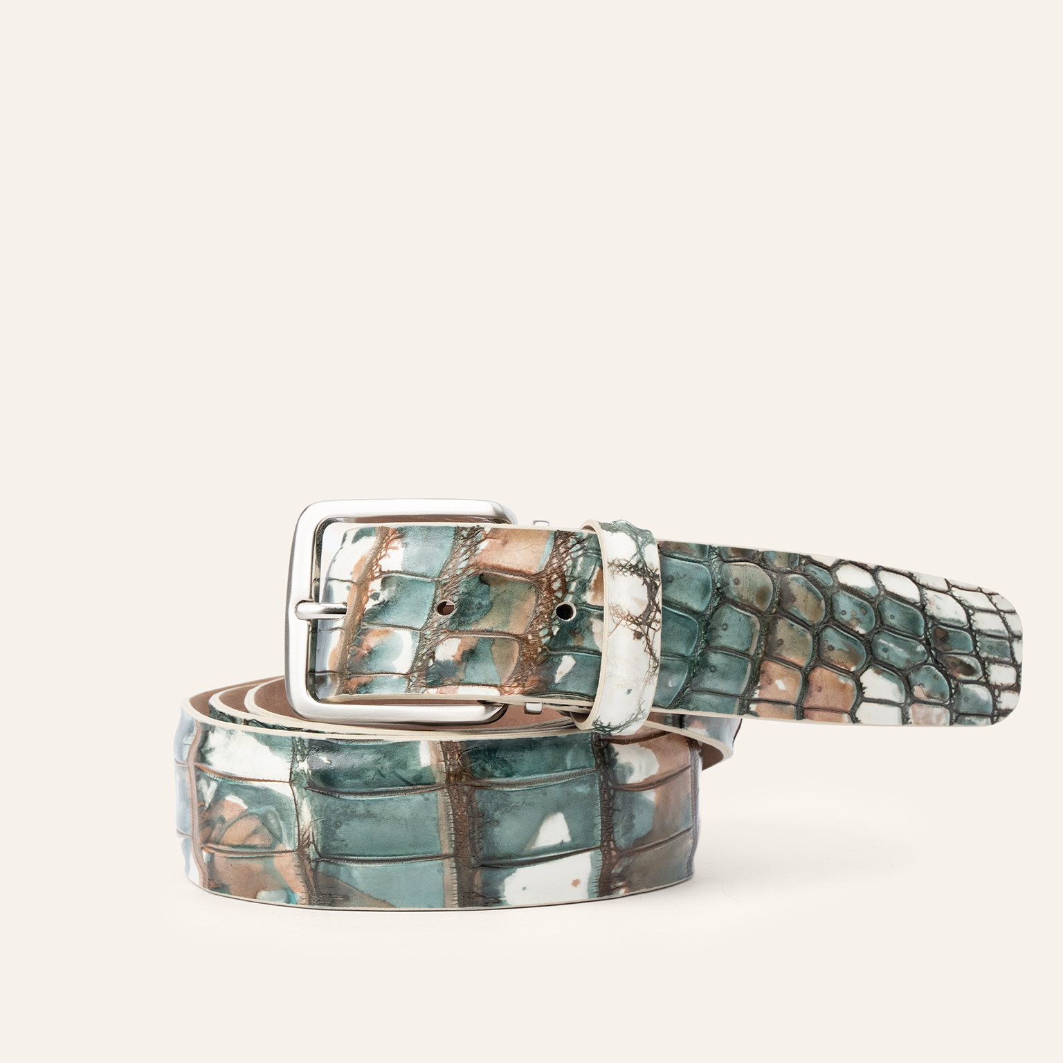 Tie-Dye Nile Crocodile - Spruce