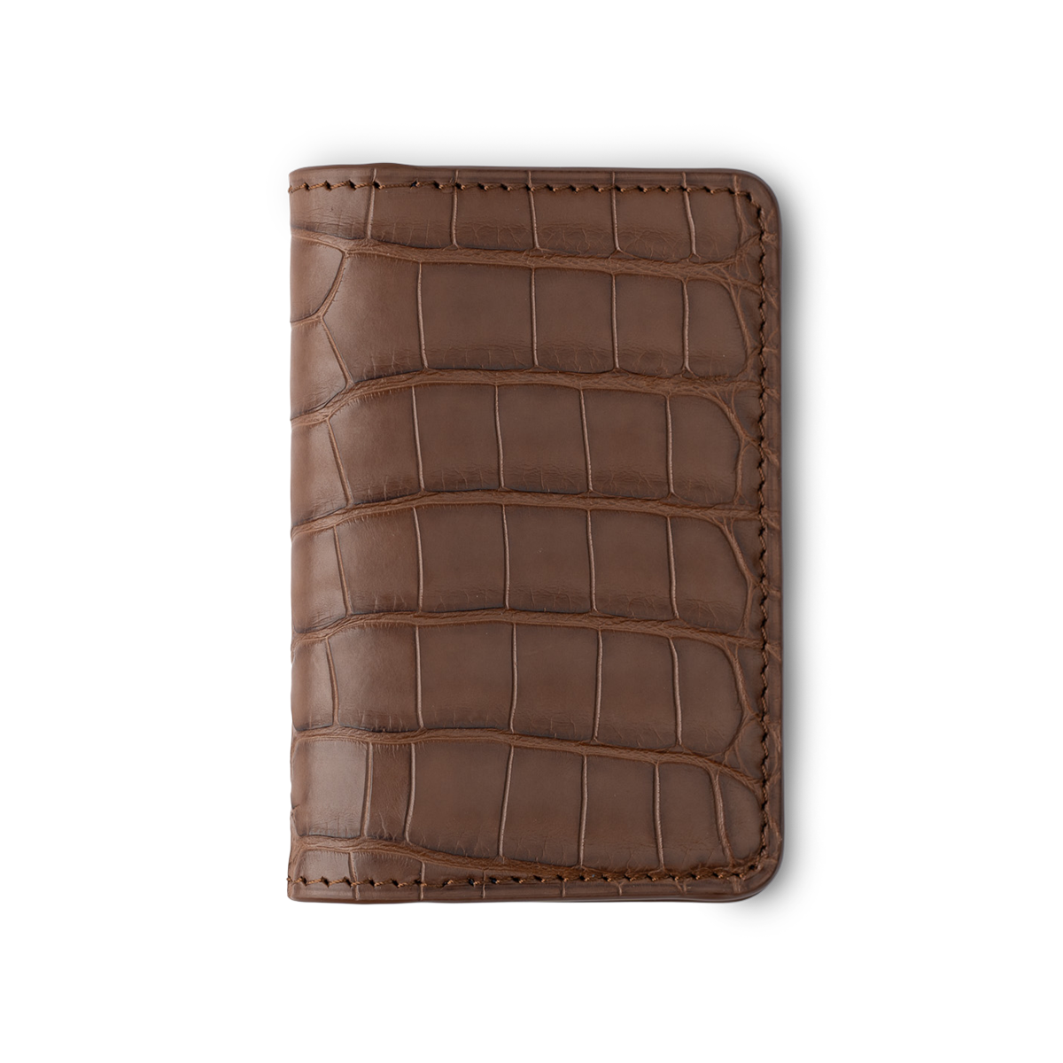 American Alligator Sport Organizer - Tobacco & Navy