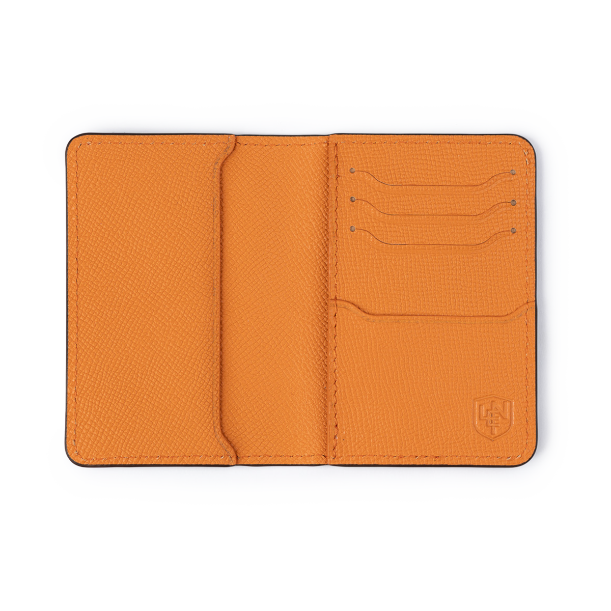 Epsom Leather Sport Organizer - Chocolate/Orange