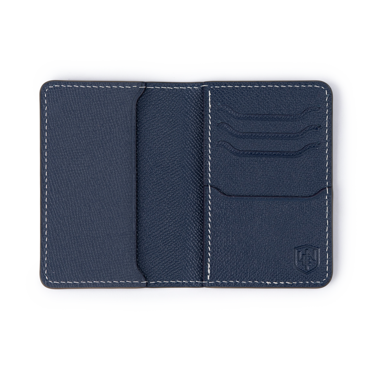 Epsom Leather Sport Organizer - Etoupe/Navy