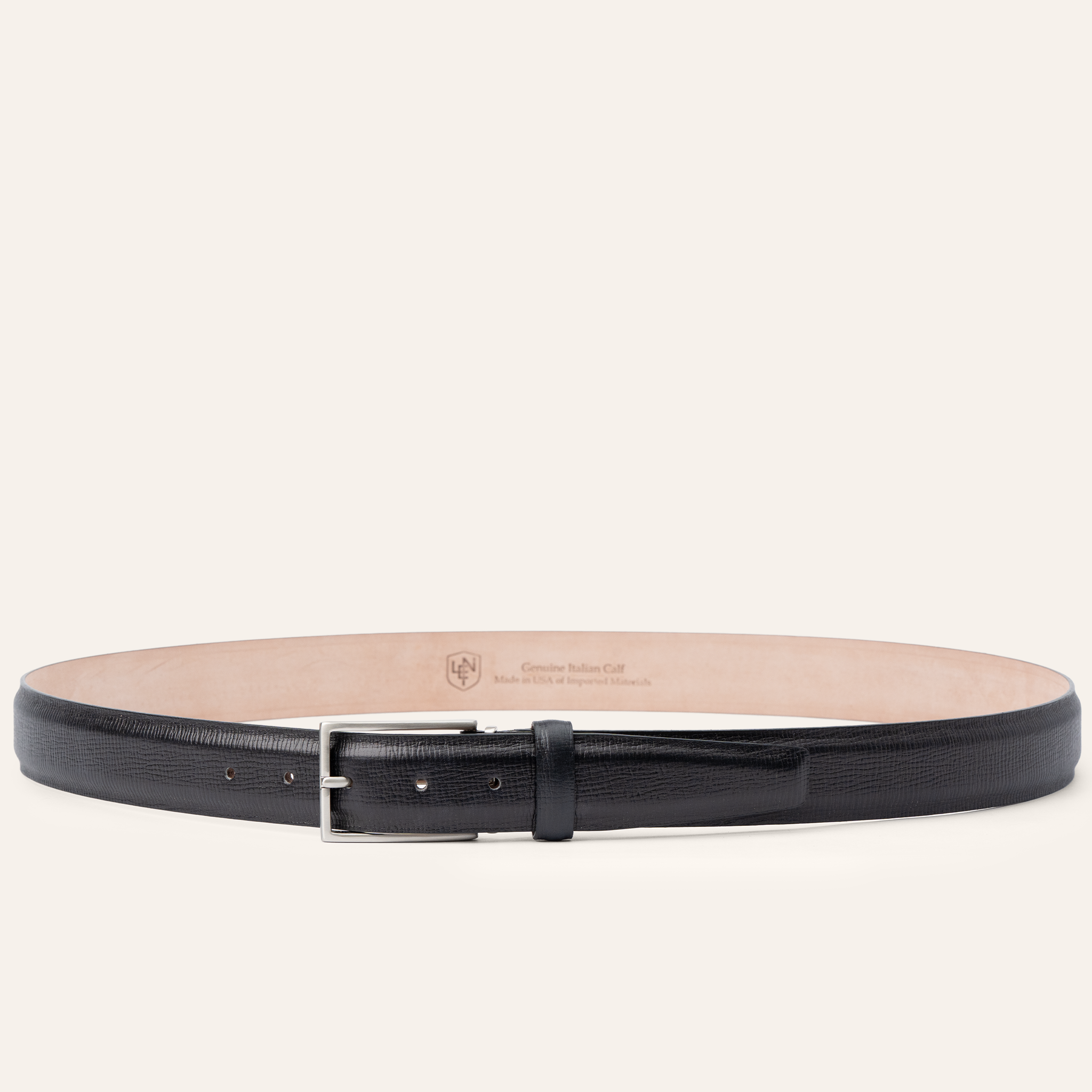 Italian Textured Calf 35mm - Black