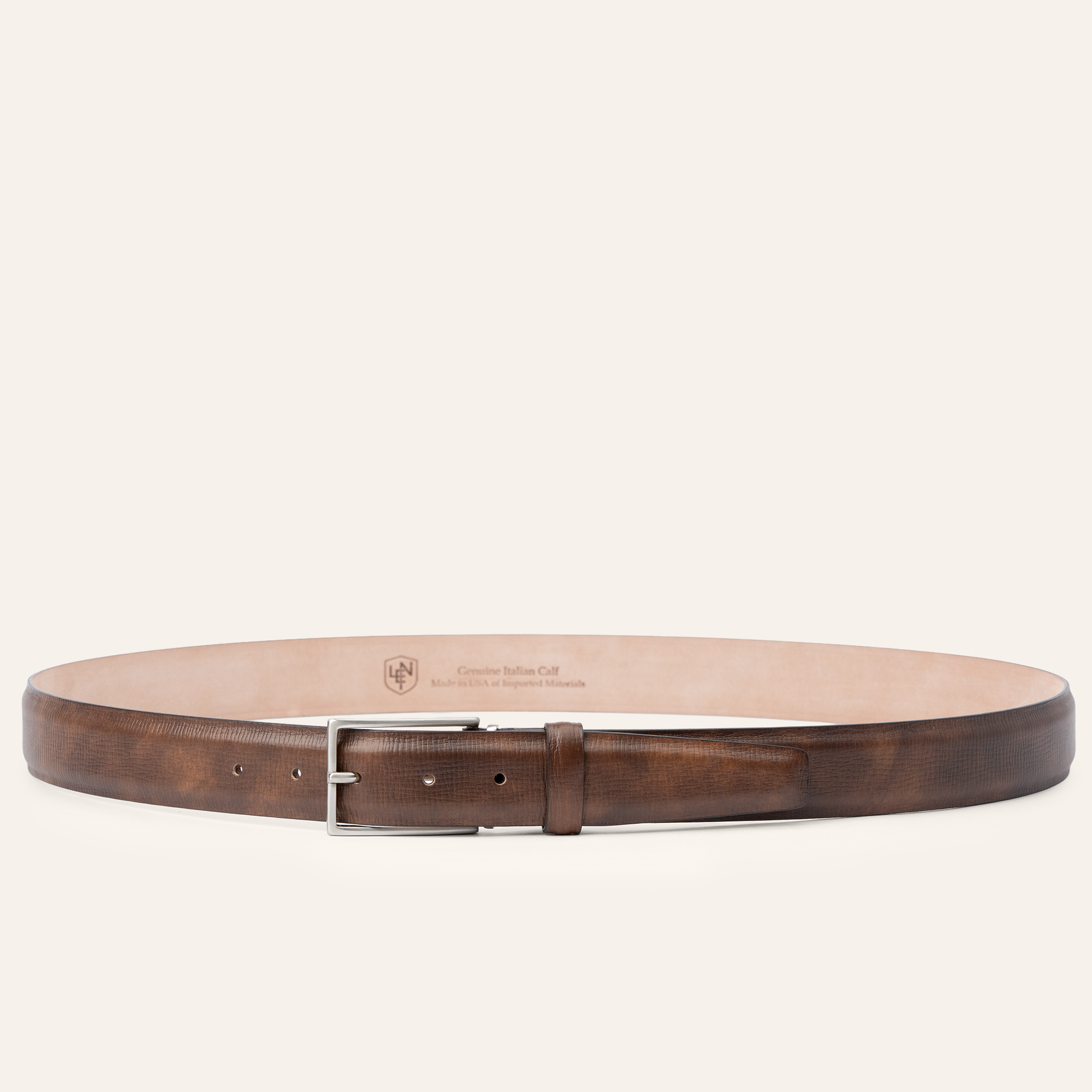 Italian Textured Calf 35mm - Pecan