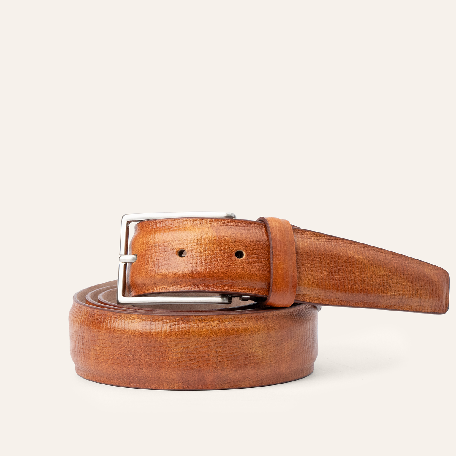 Italian Textured Calf 35mm - Tan