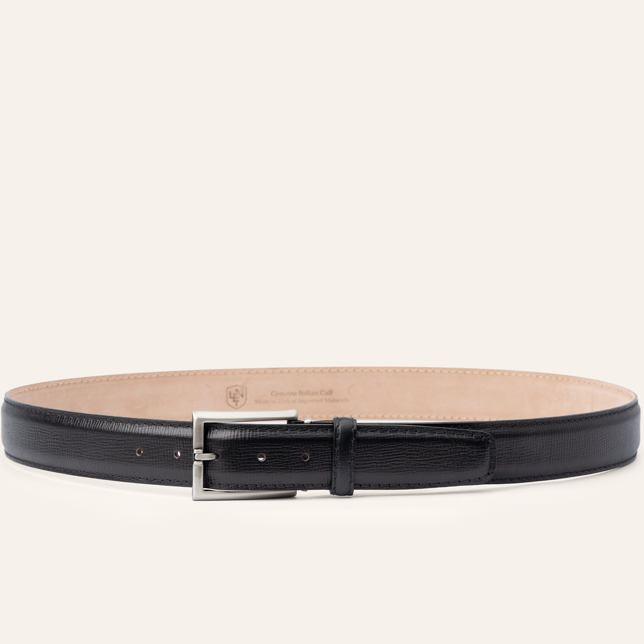 Italian Textured Calf 40mm - Black