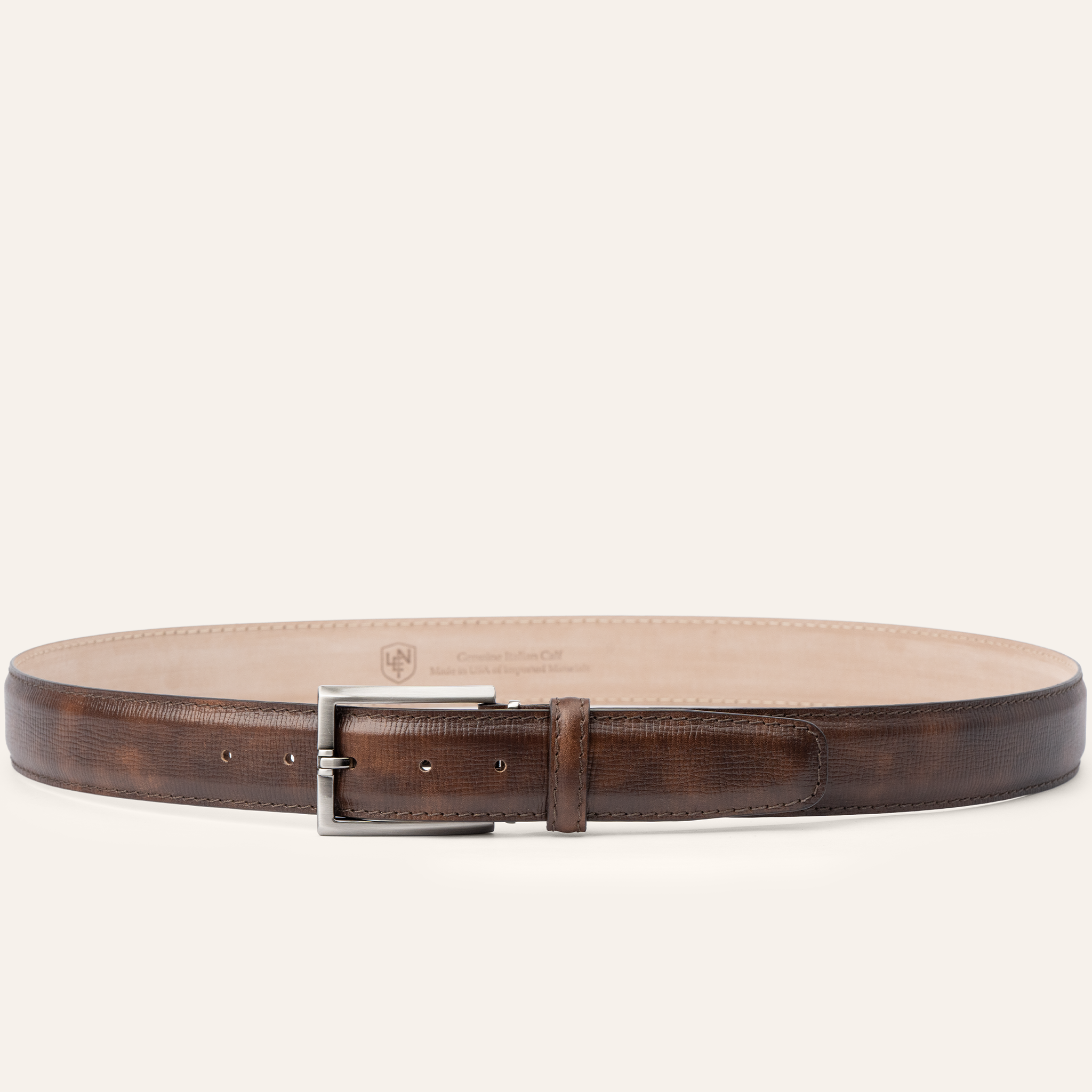 Italian Textured Calf 40mm - Pecan