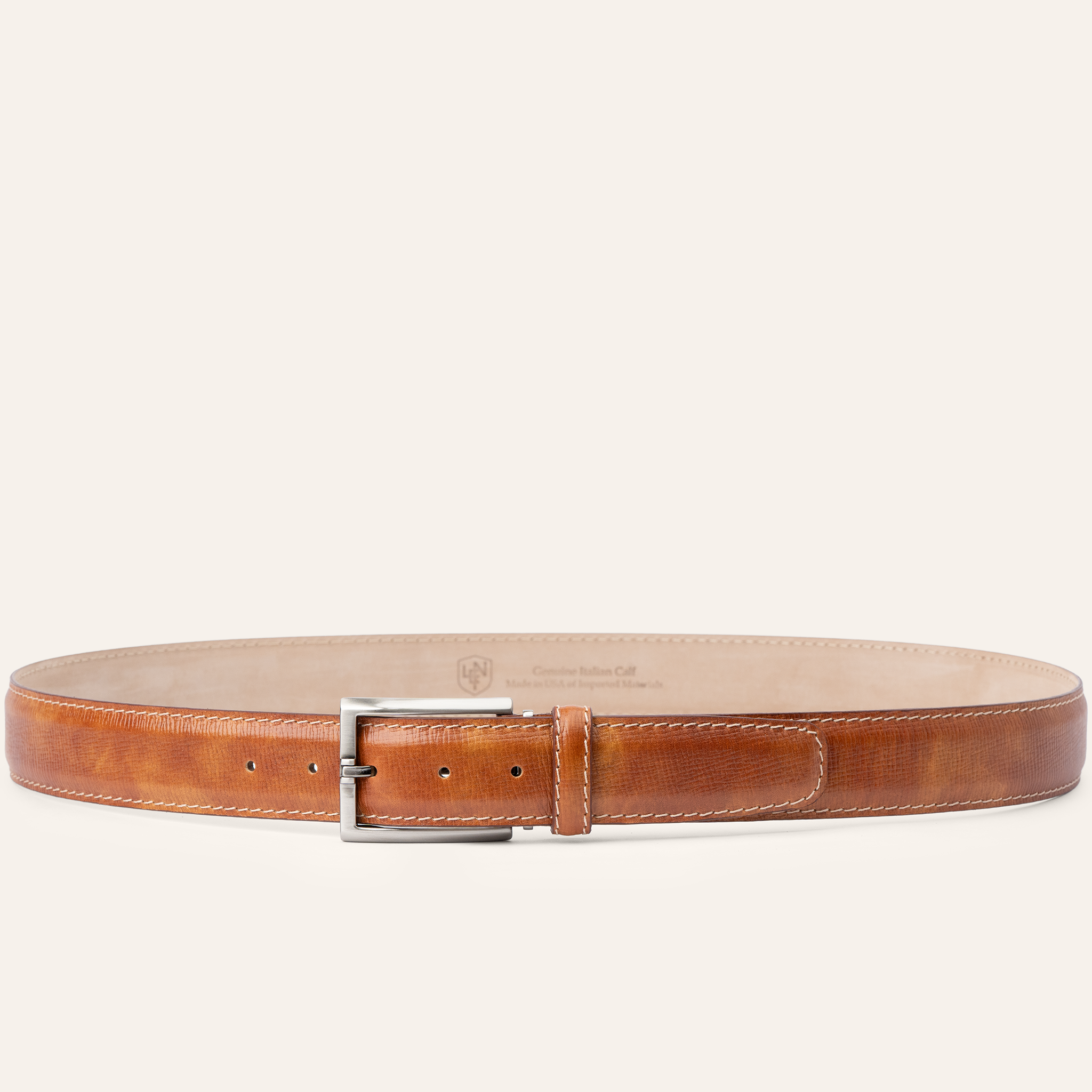 Italian Textured Calf 40mm - Tan