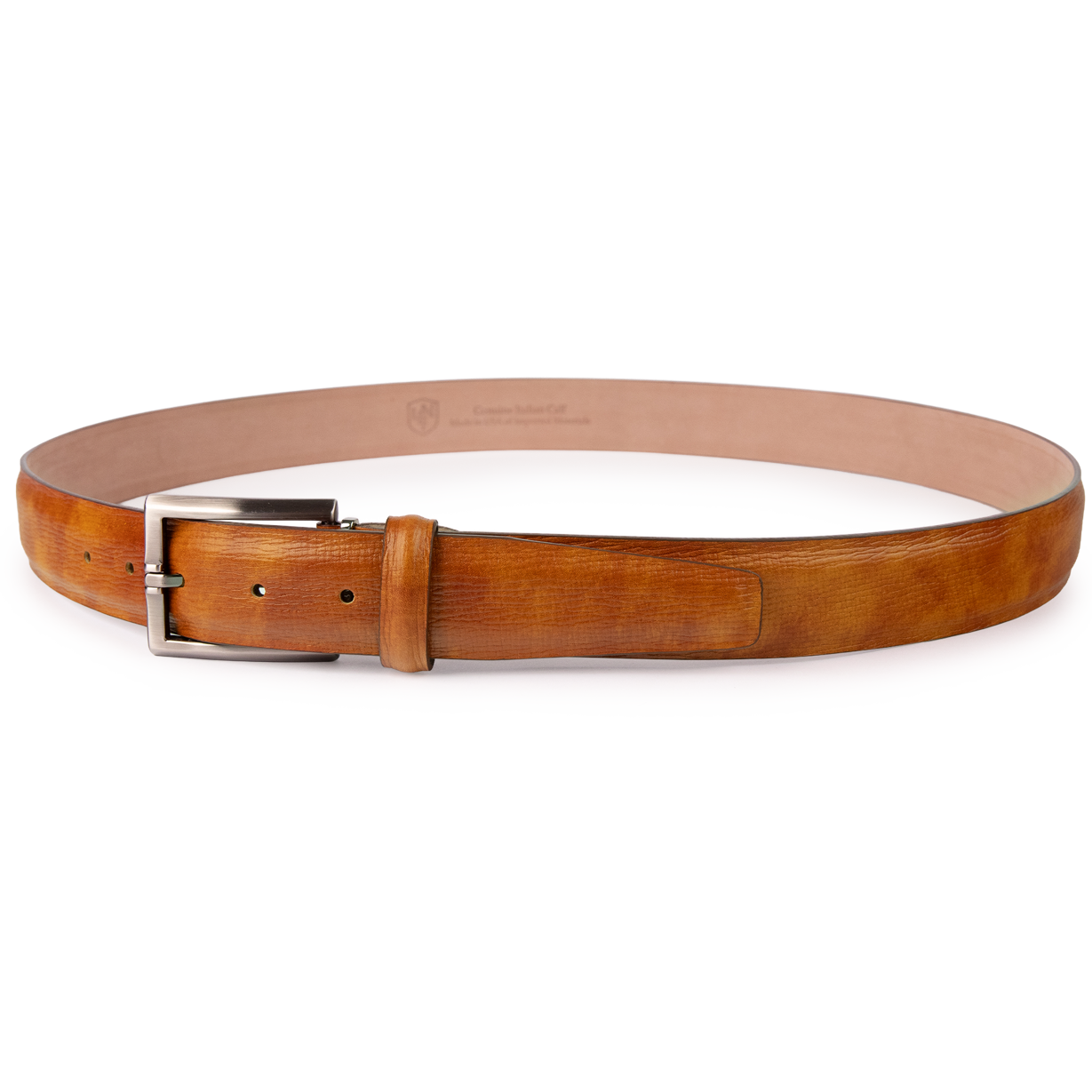 Italian Textured Calf 35mm - Tan