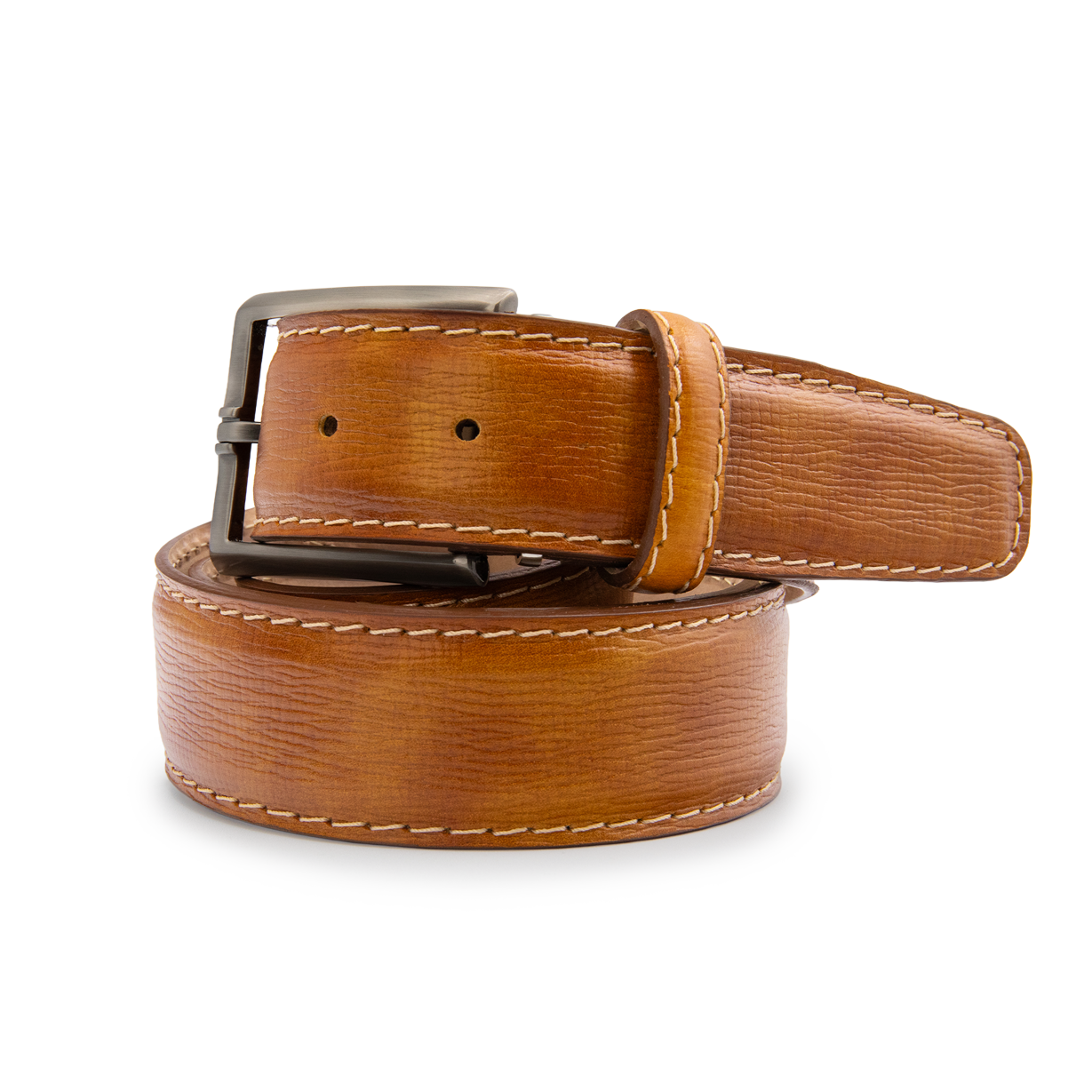 Italian Textured Calf 40mm - Tan