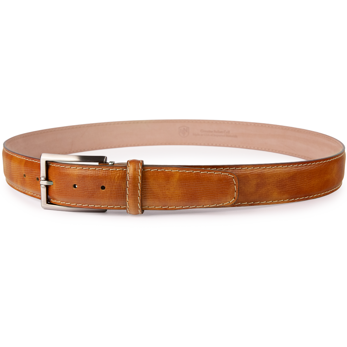 textured_calf_tan_40mm_circle_  display picture 2