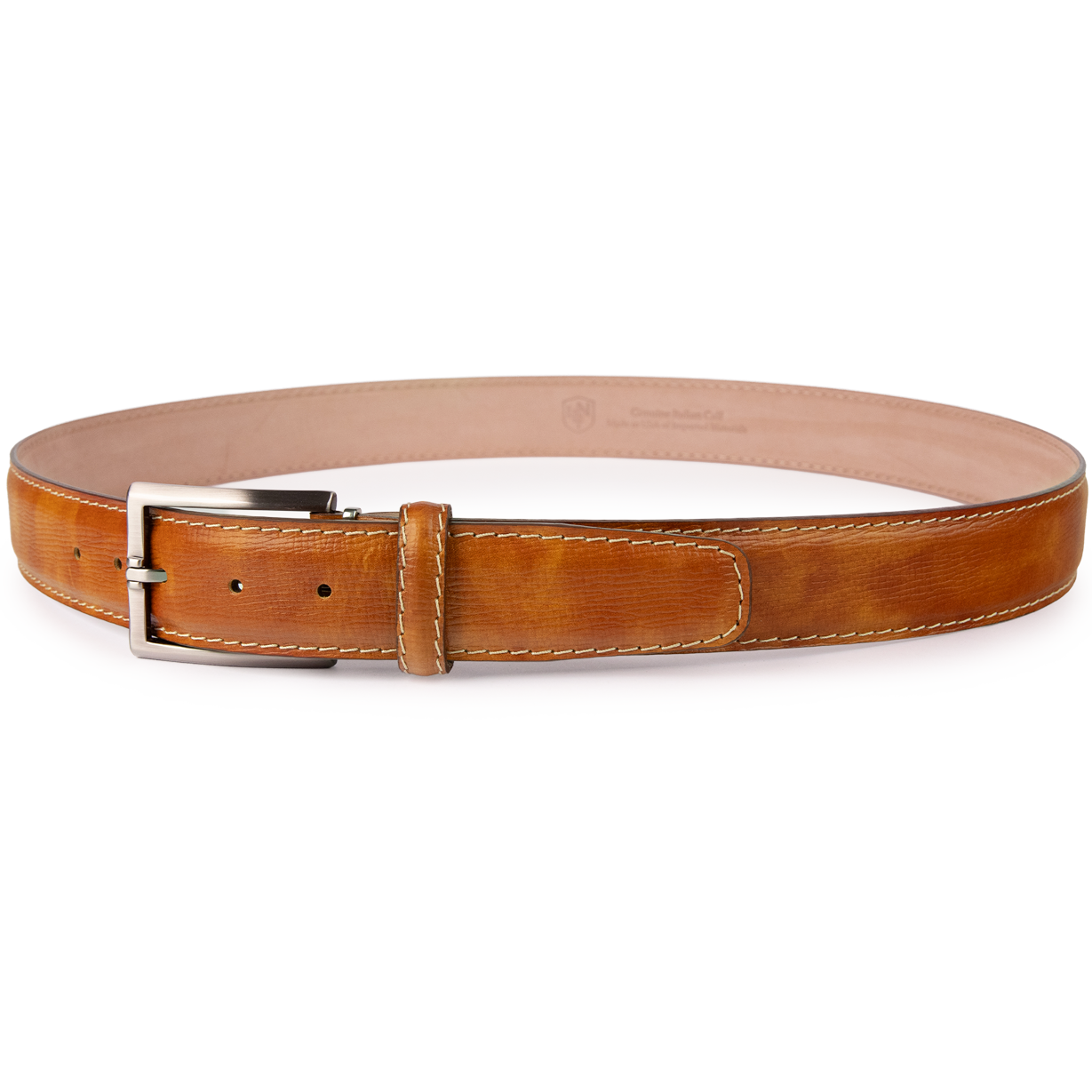 Italian Textured Calf 40mm - Tan