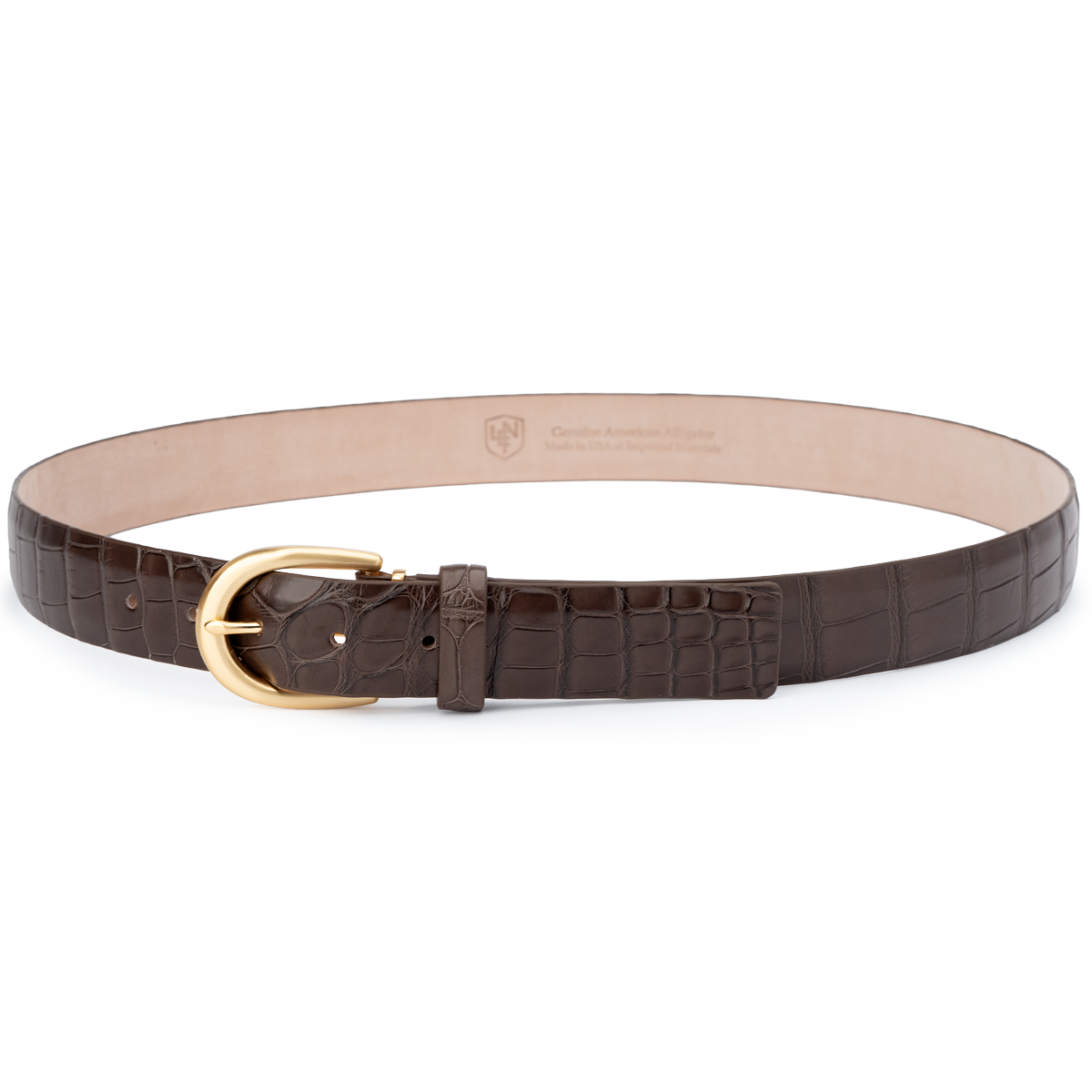 Matte Alligator - Brown 35mm