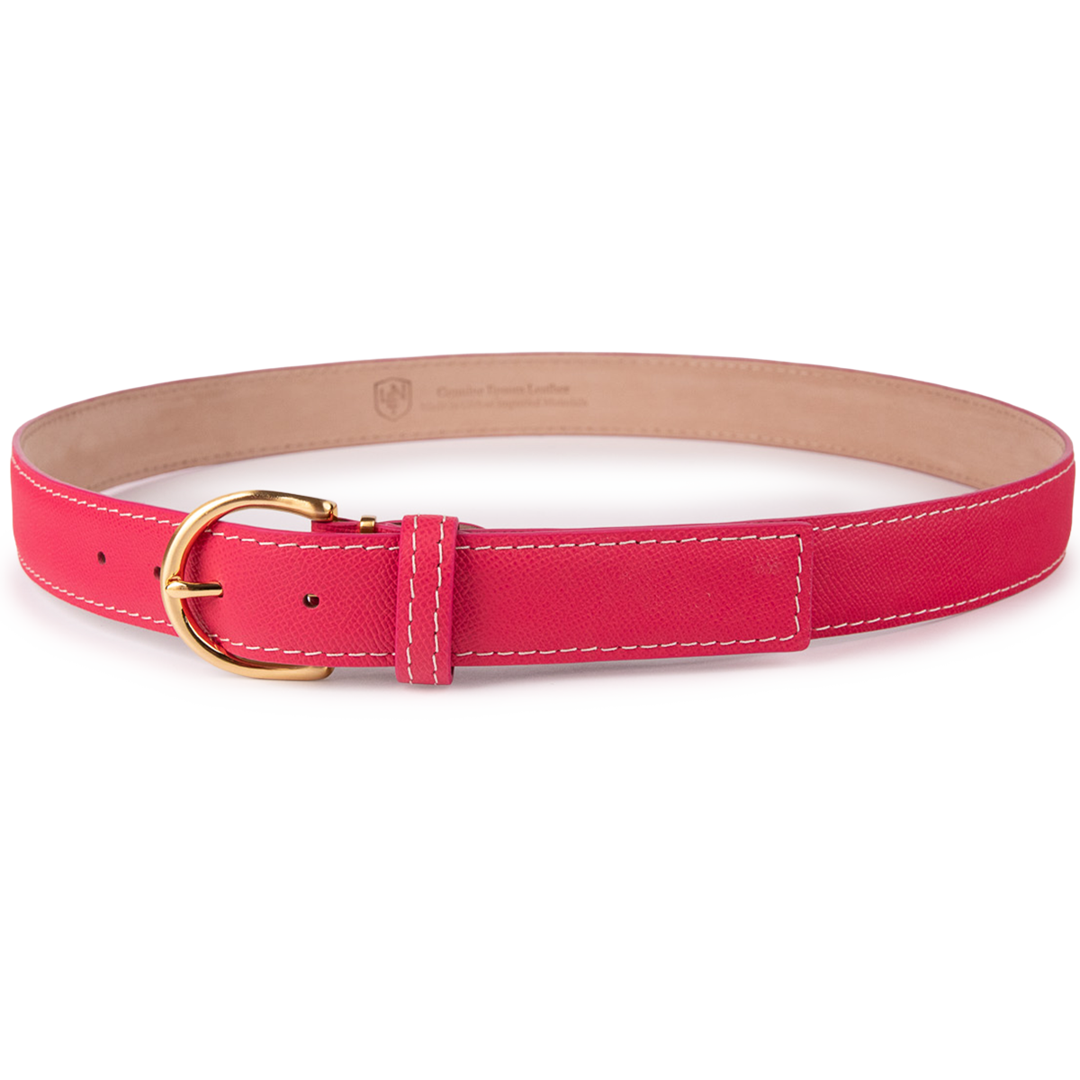 Raspberry Pink Wide Leather Belt Hippi main image 3